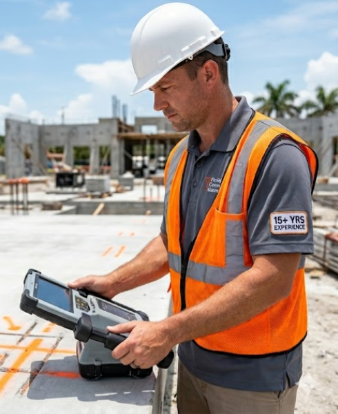 Utility locating field training session